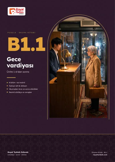 Pusula B1.1 okuma kitabı kapağı: Gece vardiyası